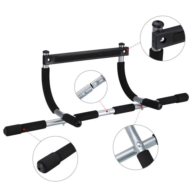 Adjustable Chin-Up Bar for Home Workouts and Gym Training - Horizontal Pull-Up Bar for Fitness Equipment