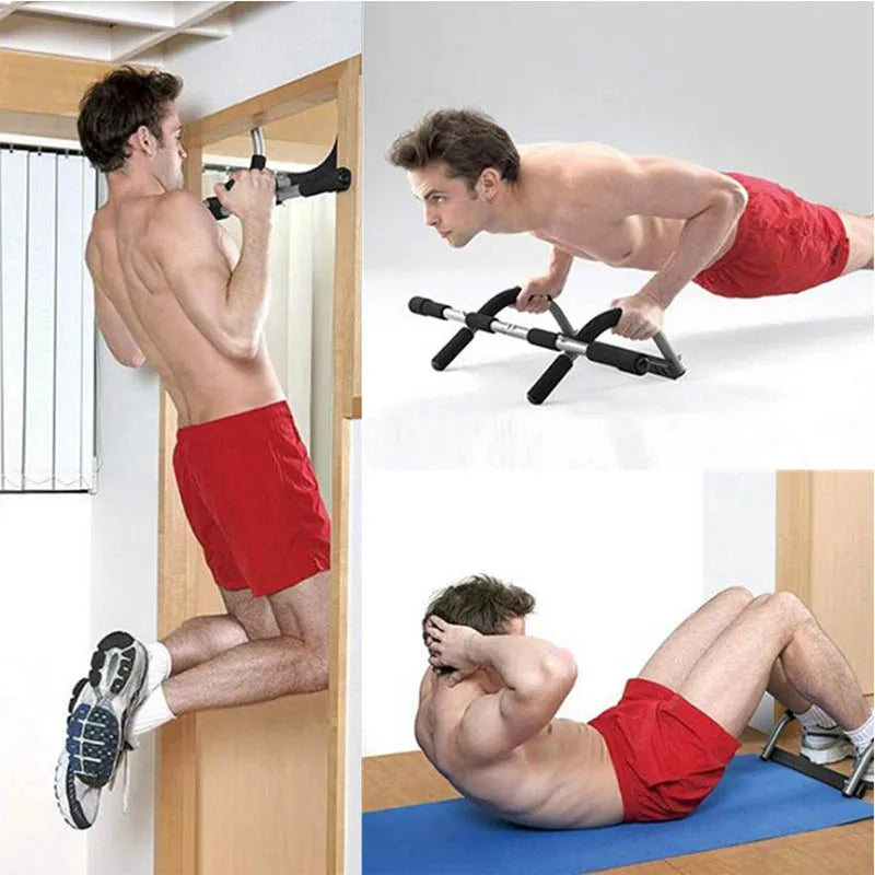 Adjustable Chin-Up Bar for Home Workouts and Gym Training - Horizontal Pull-Up Bar for Fitness Equipment